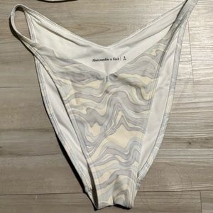 Abercrombie high cut cheekie bathing suit bottoms